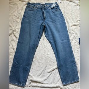 Abercrombie & Fitch High-rise The Mom Jean Curve Love